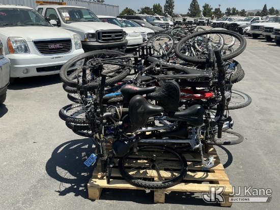 (Jurupa Valley, CA) Pallet Of Bicycles (Used) NOTE: This unit is being sold AS IS/WHERE IS via Timed