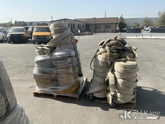(Jurupa Valley, CA) (2 Pallets) Fire Hoses (Used) NOTE: This unit is being sold AS IS/WHERE IS via T