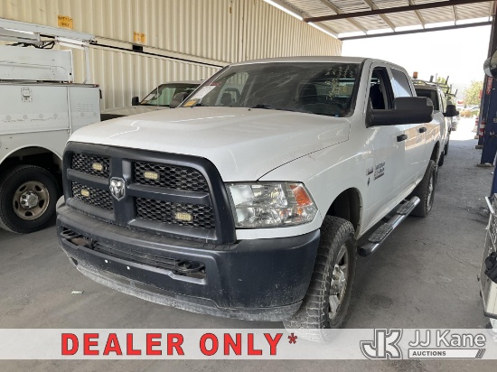 (Jurupa Valley, CA) 2018 RAM 2500 Tradesman Crew-Cab Pickup Truck Runs & Moves, Engine Performance C