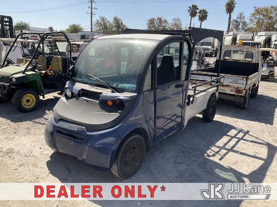 (Jurupa Valley, CA) 2016 POLARIS GEM Utility Cart Not Running, Operation Unknown, Has Key