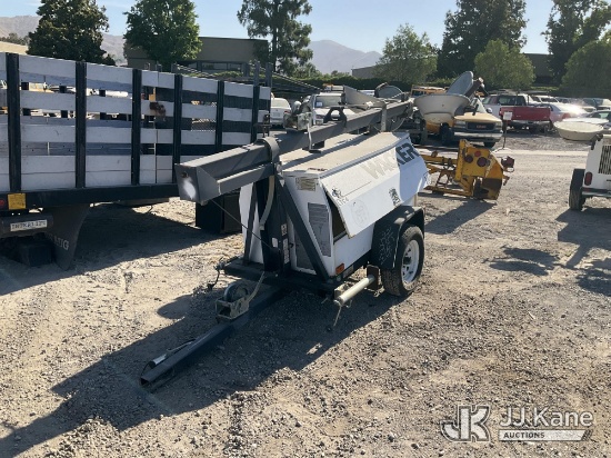 (Jurupa Valley, CA) 2006 Wanco LTC4L Portable Light Tower Not Running, Condition Unknown) (Missing H
