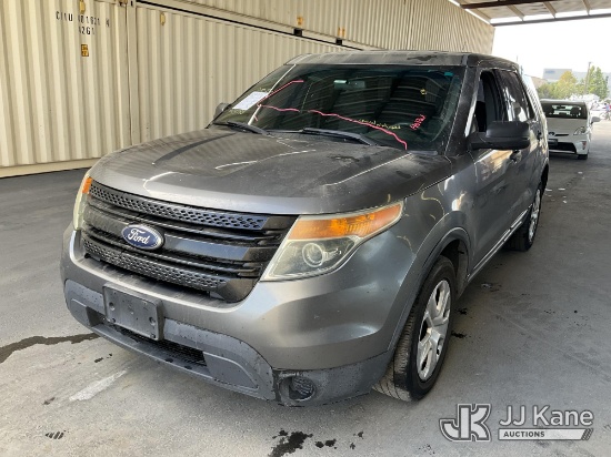 (Jurupa Valley, CA) 2015 Ford Explorer AWD Police Interceptor 4-Door Sport Utility Vehicle Runs & Mo