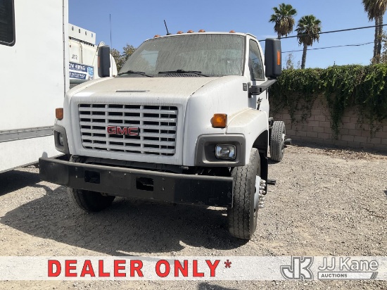 (Jurupa Valley, CA) 2009 GMC C7C042 Cab & Chassis Not Running, Condition Unknown