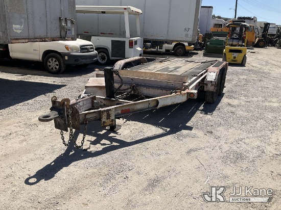 (Jurupa Valley, CA) 1998 Zieman 1150 T/A Tilt Deck Tagalong Equipment Trailer