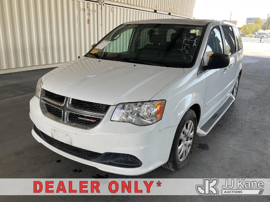 (Jurupa Valley, CA) 2016 Dodge Grand Caravan Mini Passenger Van Runs & Moves) (Engine Performance Co