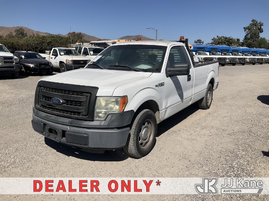 (Jurupa Valley, CA) 2013 Ford F-150 XL 6.5-ft. Bed Pickup Truck Runs & Moves, Exterior Defects (See