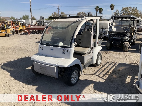 (Jurupa Valley, CA) 2002 Ford Think Neighbor Utility Cart Not Running, Operation Unknown, Has Key