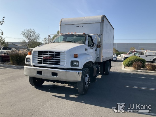 (Jurupa Valley, CA) 2000 GMC C6H042 Van Body Truck Runs, Moves & Lift Gate Operates