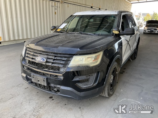 (Jurupa Valley, CA) 2016 Ford Explorer Police 4-Door Sport Utility Vehicle Runs & Moves