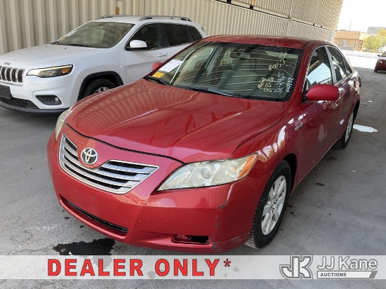 (Jurupa Valley, CA) 2009 Toyota Camry Hybrid Sedan 4-Door Sedan Runs & Moves, Dash Warning Indicator