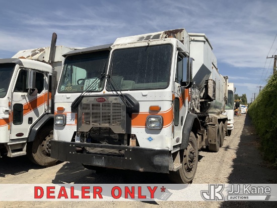 (Jurupa Valley, CA) 2018 Peterbilt 520 Trash Truck Not Running, Condition Unknown (No Key) Cng Tanks
