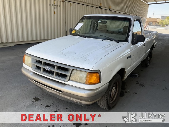 (Jurupa Valley, CA) 1994 Ford Ranger Pickup Truck Runs & Moves) (Interior Defects- AC Not Cold, Vehi