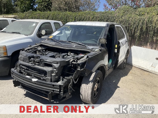 (Jurupa Valley, CA) 2016 Ford Explorer AWD Police Interceptor 4-Door Sport Utility Vehicle Runs & Mo
