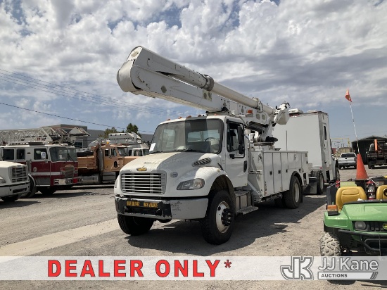 (Jurupa Valley, CA) Altec AA55E, Material Handling Bucket Truck rear mounted on 2017 Freightliner M2