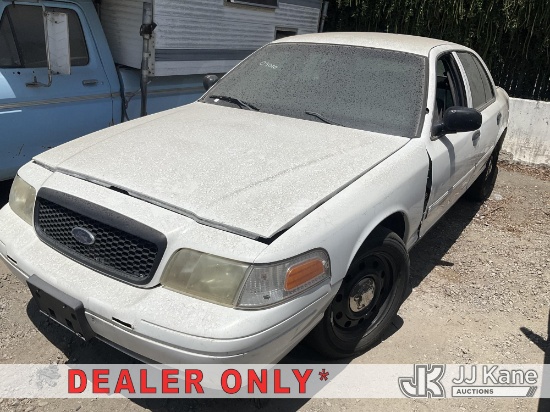 (Jurupa Valley, CA) 2009 Ford Crown Victoria Police Interceptor 4-Door Sedan Not Running, Condition