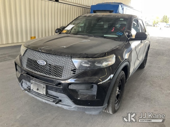 (Jurupa Valley, CA) 2020 Ford Explorer AWD Police Interceptor 4-Door Sport Utility Vehicle Runs & Mo
