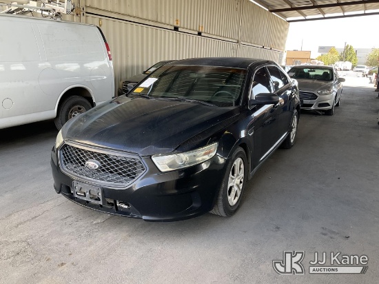 (Jurupa Valley, CA) 2013 Ford Taurus Police 4-Door Sedan Runs & Moves) (Manufacturer Recall Number 2