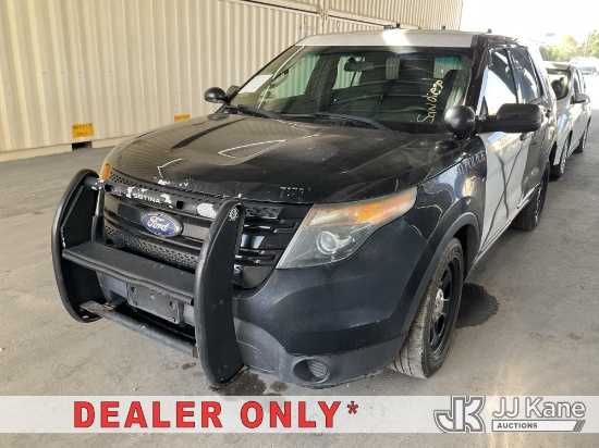 (Jurupa Valley, CA) 2014 Ford Explorer AWD Police Interceptor 4-Door Sport Utility Vehicle Runs & Mo
