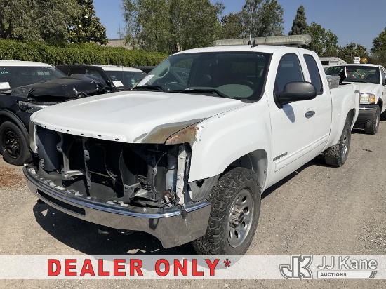 (Jurupa Valley, CA) 2010 GMC Sierra 1500 Extended-Cab Pickup Truck Not Running, Conditions Unknown,