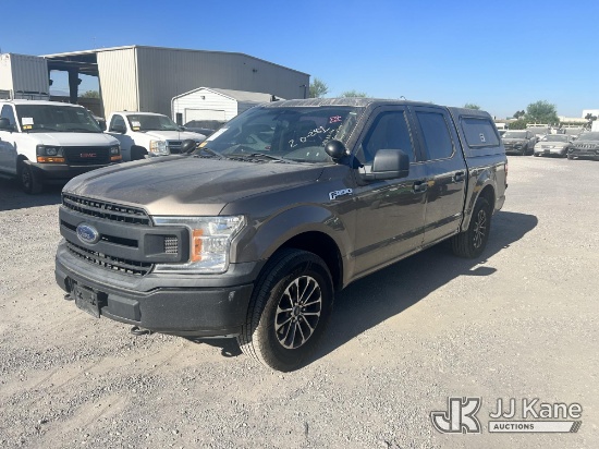 (Jurupa Valley, CA) 2020 Ford F-150 Police Responder Crew-Cab Pickup Truck Runs & Moves