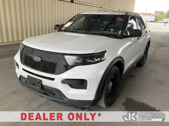 (Jurupa Valley, CA) 2021 Ford Explorer AWD Police Interceptor 4-Door Sport Utility Vehicle Runs & Mo