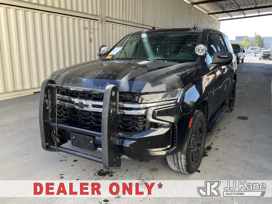 (Jurupa Valley, CA) 2023 Chevrolet Tahoe FL 4-Door Sport Utility Vehicle Runs, Brake System Non-Oper