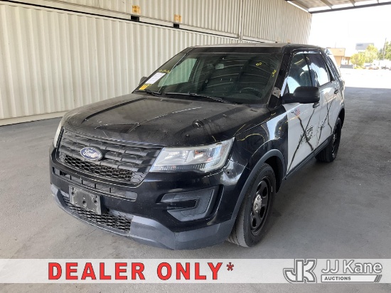 (Jurupa Valley, CA) 2019 Ford Explorer 4-Door Sport Utility Vehicle Runs & Moves, Dash Warning Indic