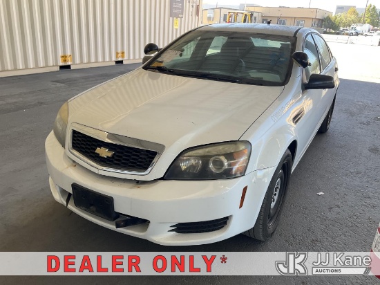 (Jurupa Valley, CA) 2016 Chevrolet Caprice Police 4-Door Sedan Runs & Moves) (Engine Won't Stay Runn