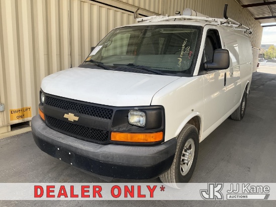 (Jurupa Valley, CA) 2013 Chevrolet Express 2500 Cargo Van Runs & Moves) (Dash Warning Indicators On,