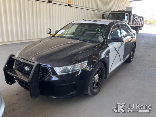(Jurupa Valley, CA) 2017 Ford Taurus Police AWD 4-Door Sedan Runs & Moves, Open Manufacturer Recall