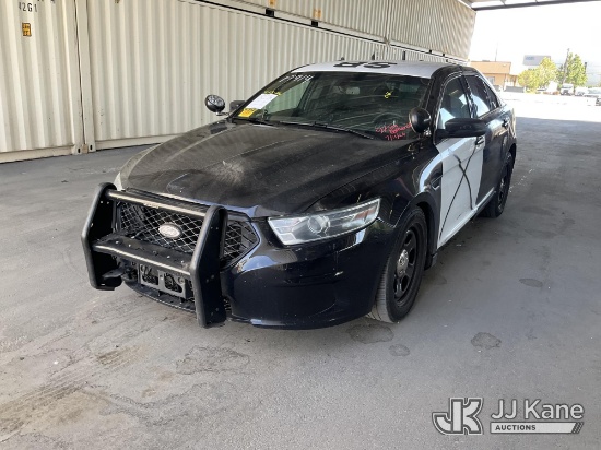 (Jurupa Valley, CA) 2019 Ford Taurus Police AWD 4-Door Sedan Runs & Moves, Open Manufacturer Recall