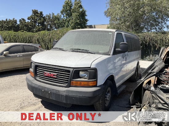 (Jurupa Valley, CA) 2008 GMC Savana G2500 Cargo Van Not Running, Conditions Unknown) (Missing Major