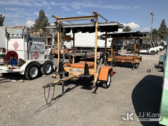 (Jurupa Valley, CA) 2011 Solar Tech SILENT SENTINEL Portable Arrow Board, Trailer Mounted Starts & O