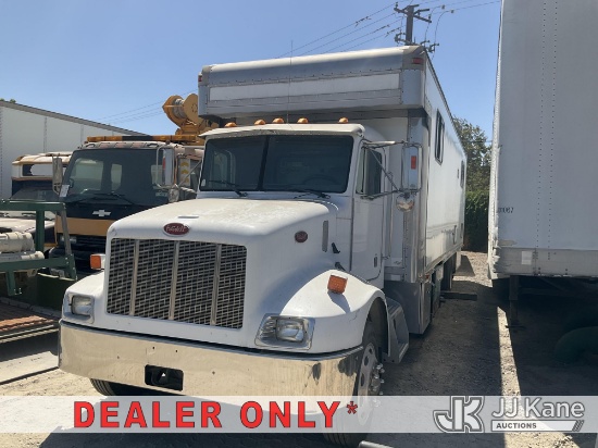 (Jurupa Valley, CA) 2000 Peterbilt 330 Mobile Motor Home RV Not Running, Conditions Unknown) (No Key