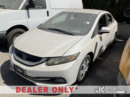 (Jurupa Valley, CA) 2015 Honda Civic 4-Door Hybrid Sedan Not Running, Conditions Unknown) (No Key, M
