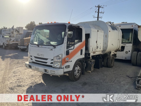 (Jurupa Valley, CA) 2017 Isuzu NQR Trash Truck Not Running, Condition Unknown (No Key)