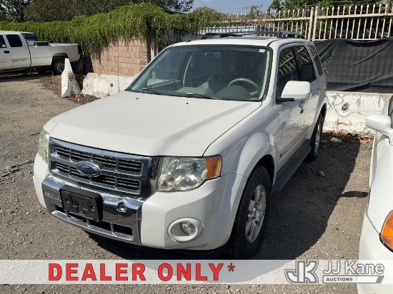 (Jurupa Valley, CA) 2009 Ford Escape 4-Door Hybrid Sport Utility Vehicle Not Running, Poor Condition