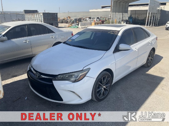 (Jurupa Valley, CA) 2017 Toyota Camry 4-Door Sedan Runs & Moves, Axle Issue, Cracked Tires Vehicle