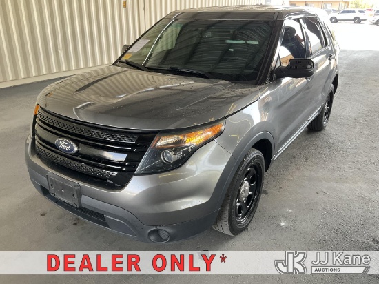 (Jurupa Valley, CA) 2015 Ford Explorer Police 4WD 4-Door Sport Utility Vehicle Runs & Moves, Tractio