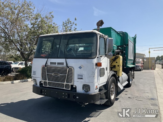 (Jurupa Valley, CA) 2018 Autocar Xpeditor Trash Truck Runs & Moves