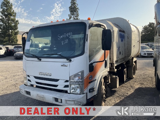 (Jurupa Valley, CA) 2017 Isuzu NQR Trash Truck Not Running, Condition Unknown