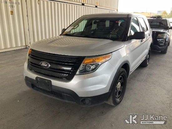 (Jurupa Valley, CA) 2014 Ford Explorer Police 4-Door Sport Utility Vehicle Runs & Moves, Open Manufa