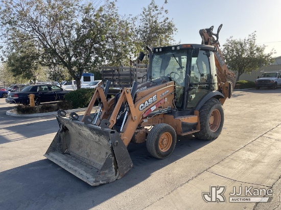(Jurupa Valley, CA) 2014 Case 580N 4x4 Tractor Loader Extendahoe Runs, Moves & Operates