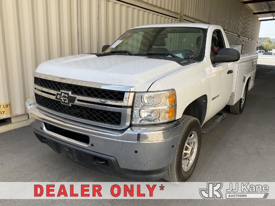 (Jurupa Valley, CA) 2011 Chevrolet Silverado 2500HD Work Truck Long Box Service Truck Runs & Moves,