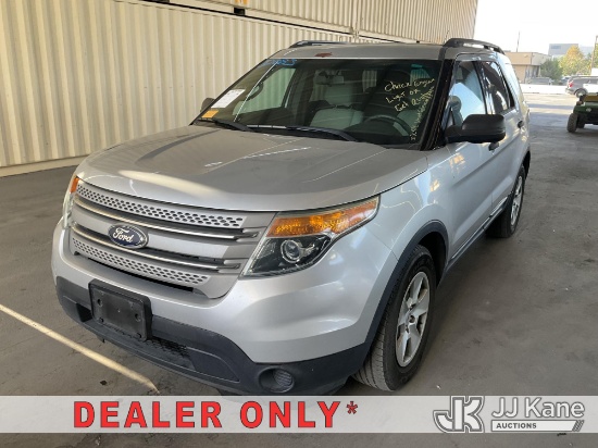 (Jurupa Valley, CA) 2013 Ford Explorer Base FWD 4-Door Sport Utility Vehicle Runs & Moves, Engine Pe