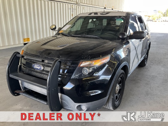 (Jurupa Valley, CA) 2015 Ford Explorer AWD Police Interceptor 4-Door Sport Utility Vehicle Runs & Mo