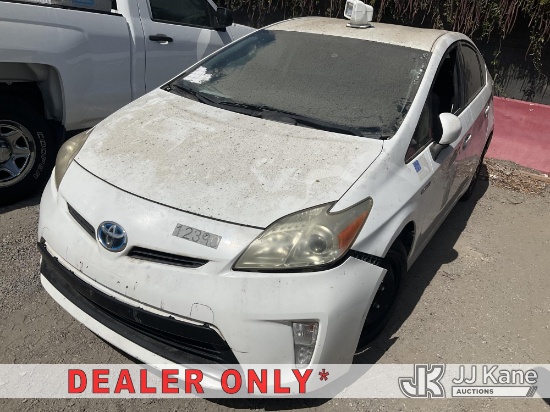 (Jurupa Valley, CA) 2013 Toyota Prius 4-Door Hatch Back Not Running, Condition Unknown)(Electronic M