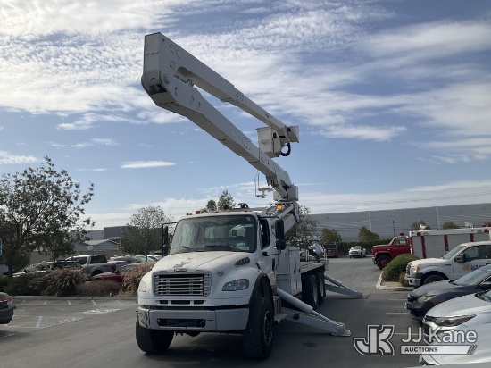 (Jurupa Valley, CA) Altec A77-TE93, Material Handling Bucket Truck rear mounted on 2020 Freightliner
