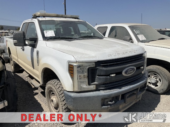 (Jurupa Valley, CA) 2018 Ford F-250 SD Pickup Truck Not Running, Major Components Missing Open Reca