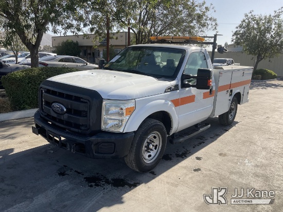 (Jurupa Valley, CA) 2014 Ford F-250 SD Service Truck Runs & Moves